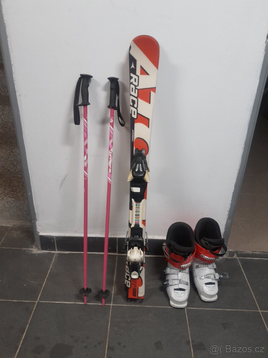 Lyže  atomic100cm + boty 35/36