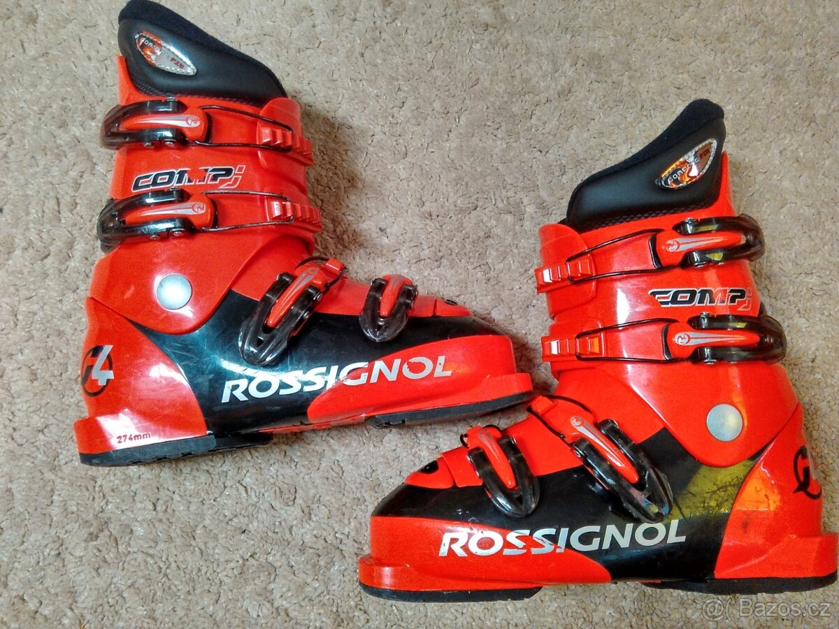 vel.23,5cm Rossignol přezkáče lyžařské boty lyžáky