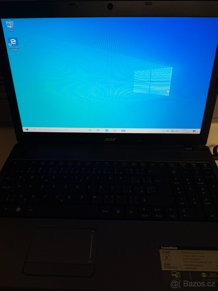 Notebook Acer TravelMate 5744Z