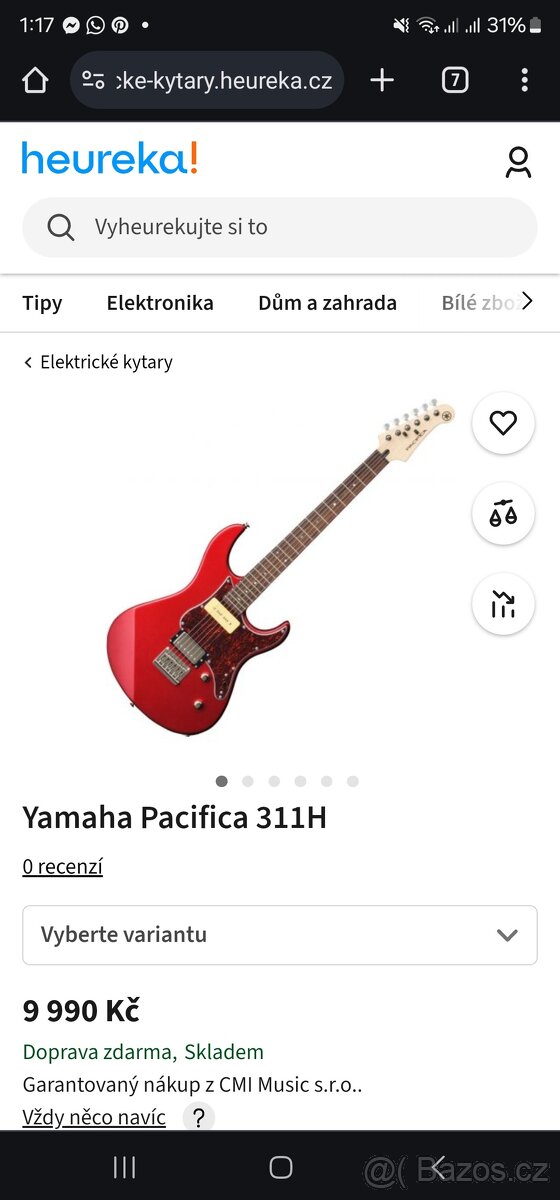 Yamaha Pacifika 311H
