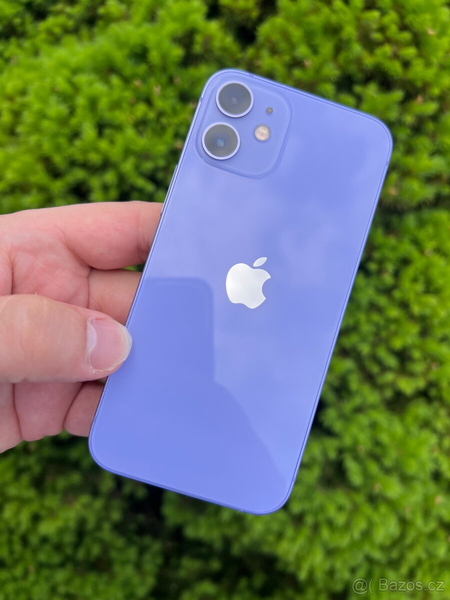 iPhone 12 Mini 128Gb lehce opotřebený, fialový