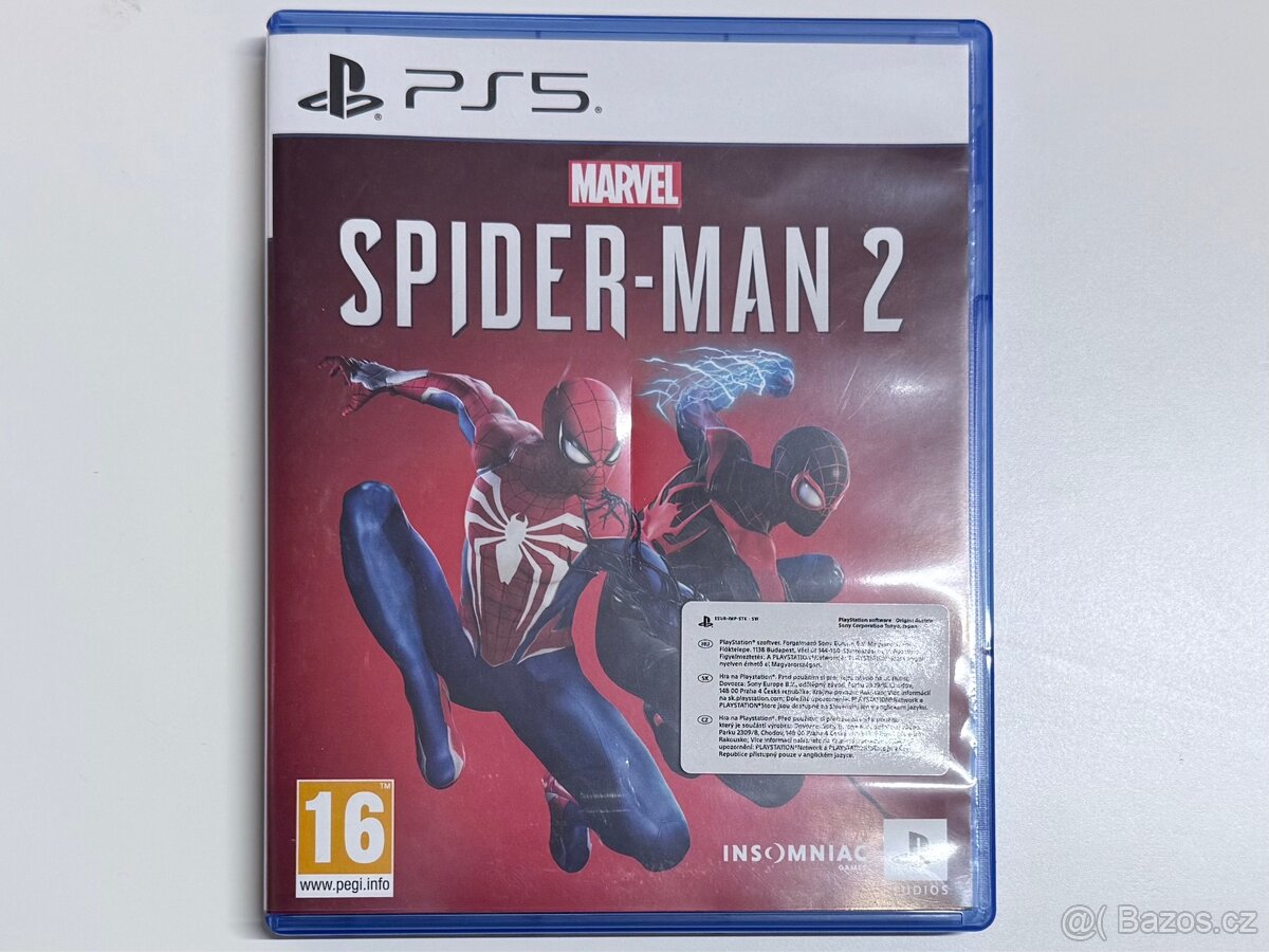 - PS5 hra Spider-Man 2 -