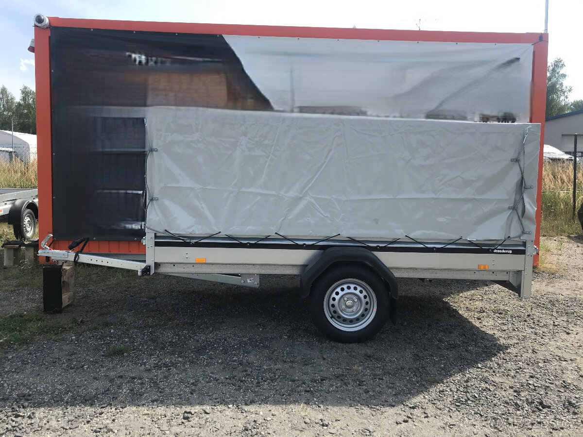 Přívěsný vozík 2270SUB XL + plachta s konstrukcí 80cm