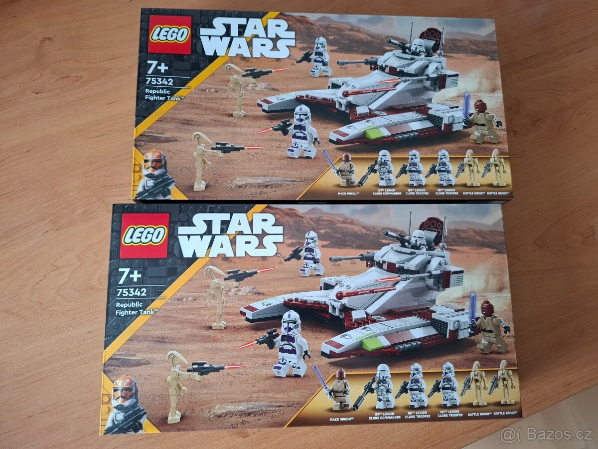 2x Nové Lego Star Wars 75342 Republic fighter tank