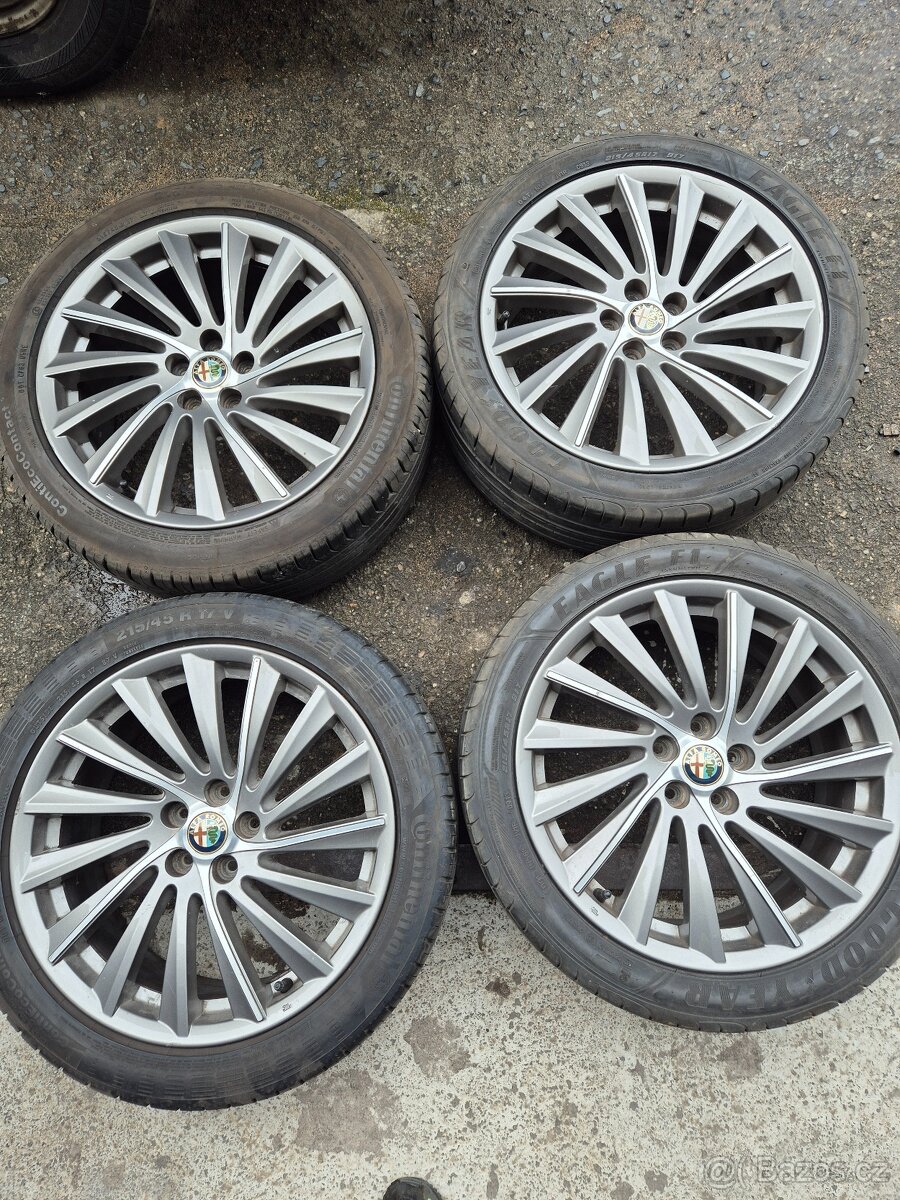 Orig.alu kola ALFA ROMEO 5x98R17",Et-40,5