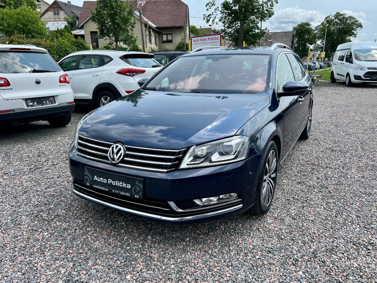 VW Passat 2.0 TDI 130 kW Xenon,Pano,Kůže,Servis