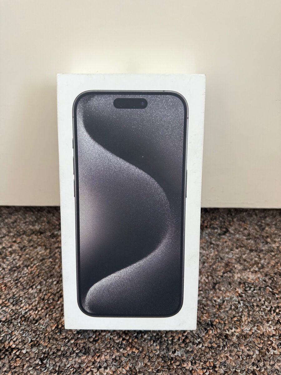 Apple iPhone 15 Pro 128gb Black Titanium. Zaruka 10 mesicu.