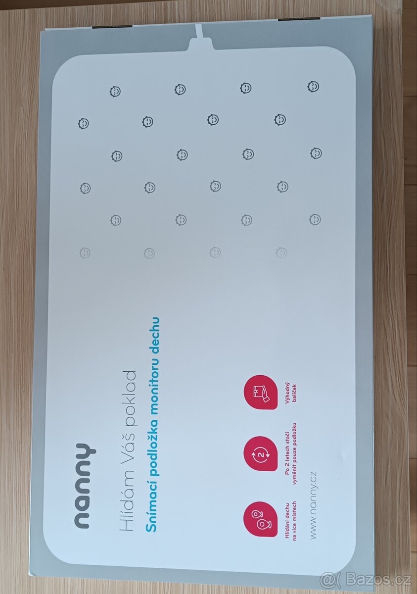Monitor dechu Nanny - podložka