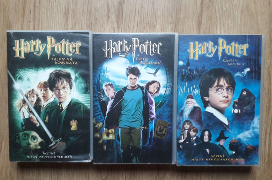 3x VHS Harry Potter