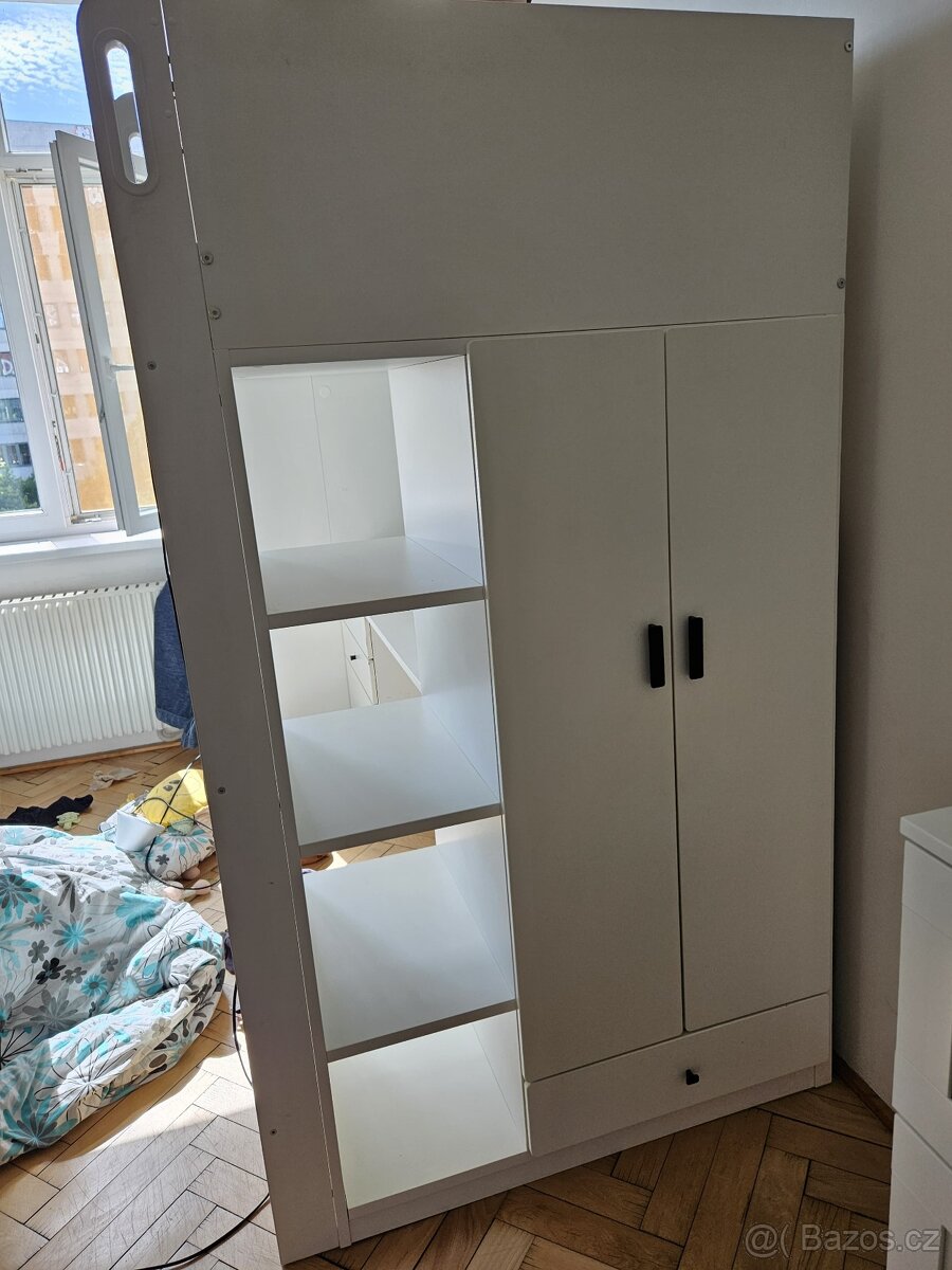 Patrová postel Ikea SMÅSTAD bílá