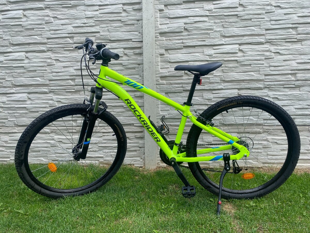 Horské kolo ST100 zeleno-žluté - ROCKRIDER