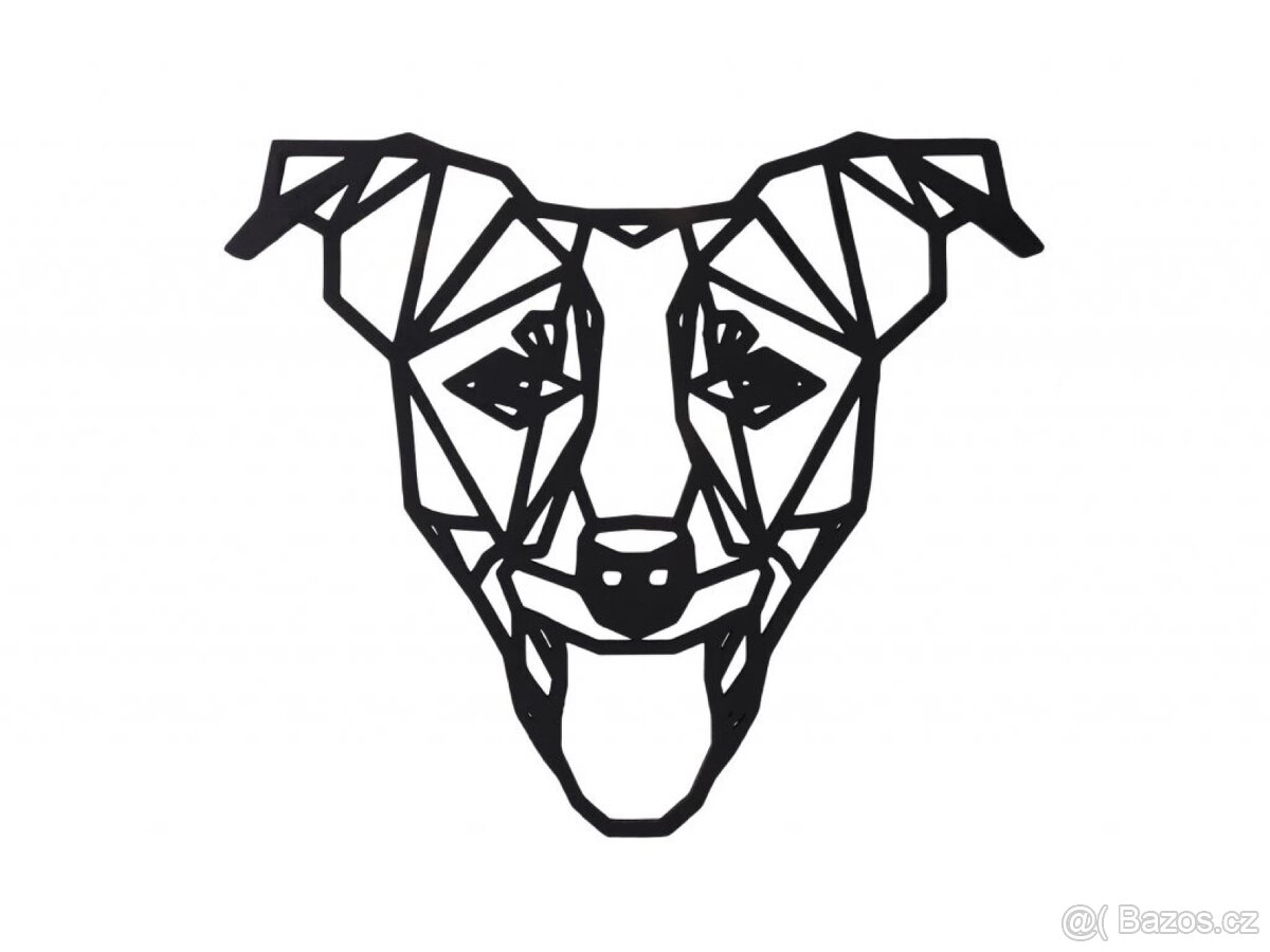 Geometrický obraz JACK RUSSEL TERIÉR
