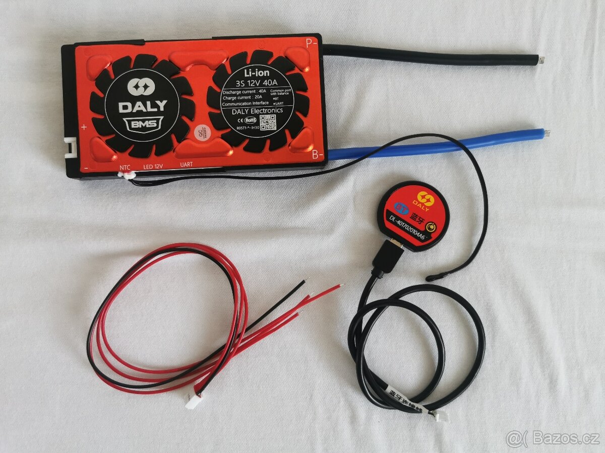 Daly Smart BMS - Li-Ion 3s 12V 40A