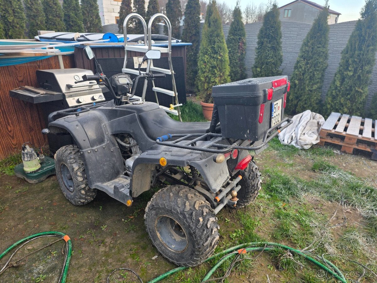 Čtyřkolka 250, STK  komplet po servisu