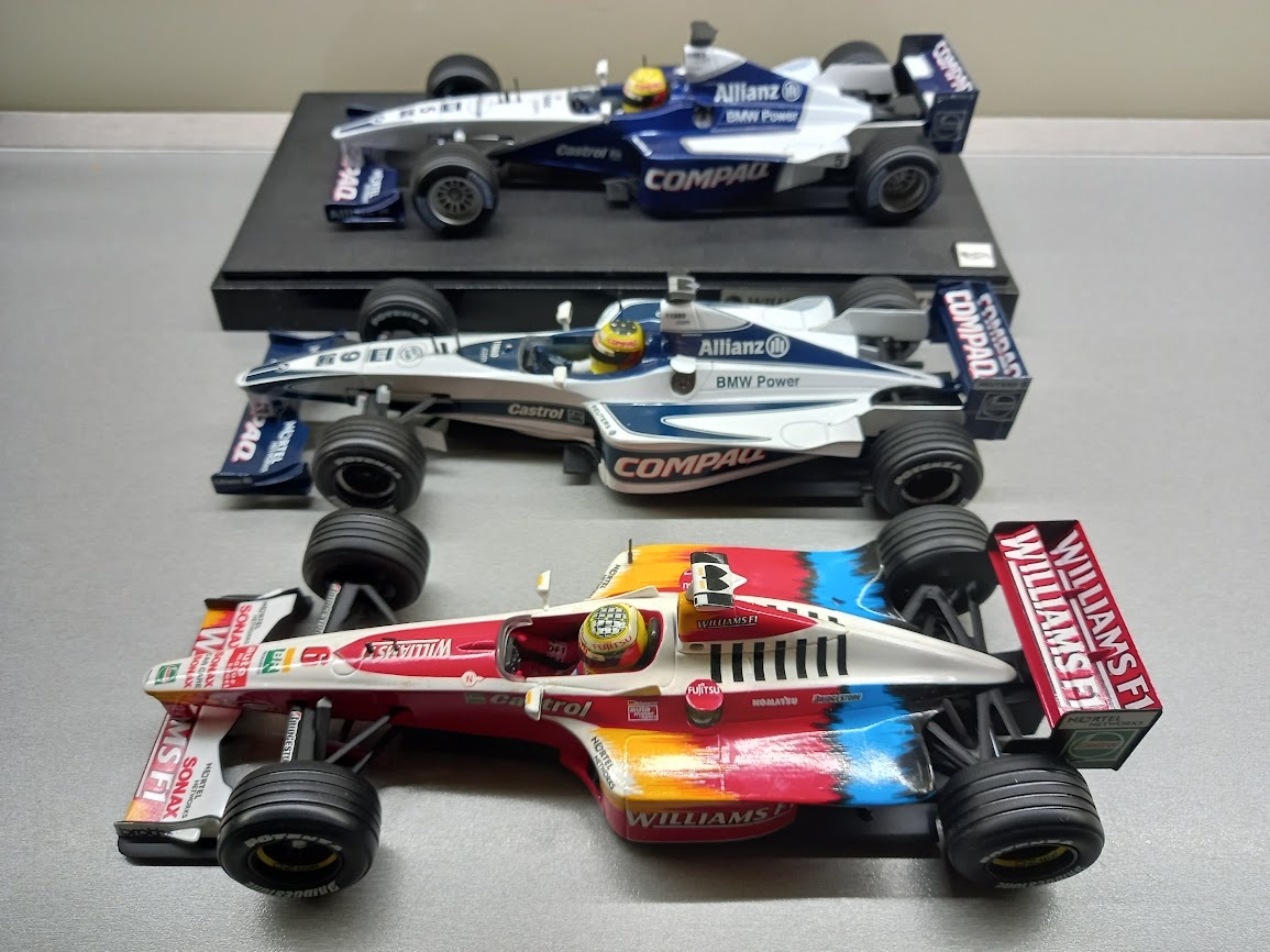 3X F1 WILLIAMS BMW FW22/23 A 22 A 21 RALF SCHUMACHER HW 1:18