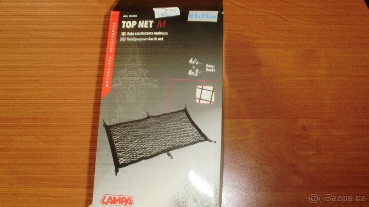 SÍŤ NA MOTORKU LAMPA TOP NET