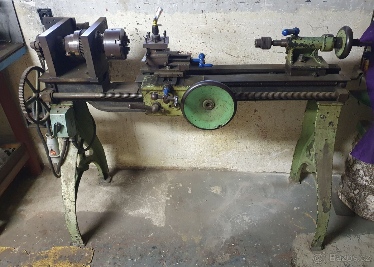 soustruh, točná délka 60 cm; ponk 2,55x0,8
