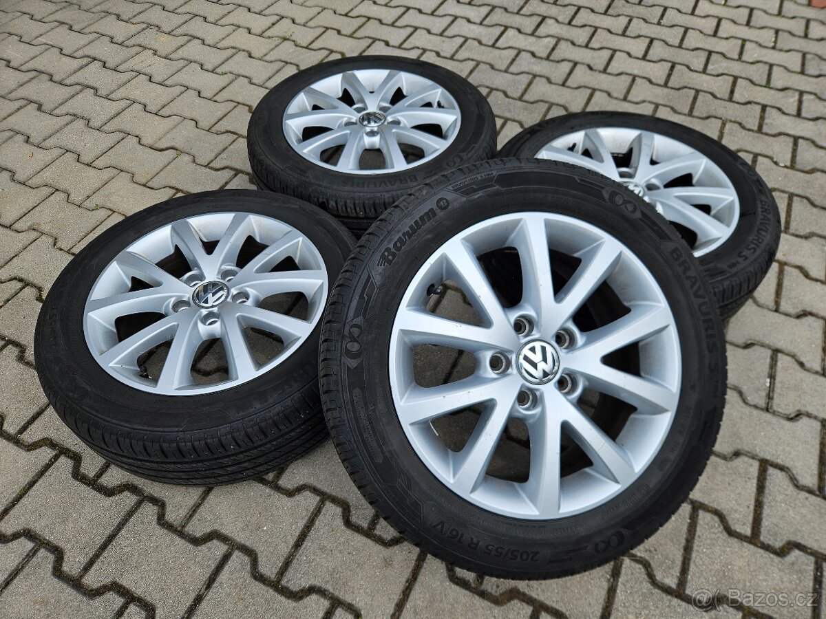 Orig. Alu kola 5x112 Letní 205/55/16 Barum