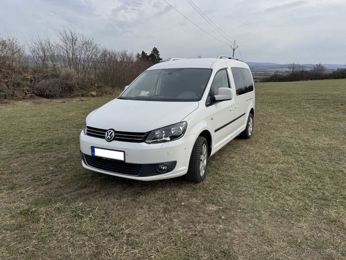 VW Caddy MAXI 2.0TDi 103kw 5míst, psí boxy / kenela