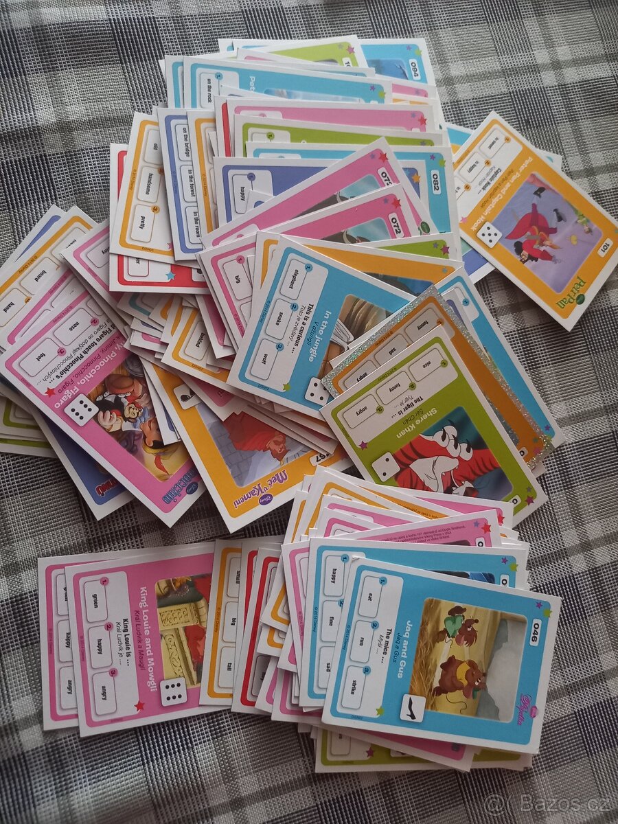karticky ze serie Disney Tesco