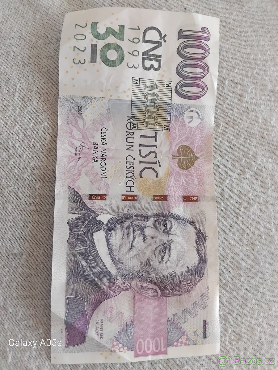 Výroční bankovka 1000