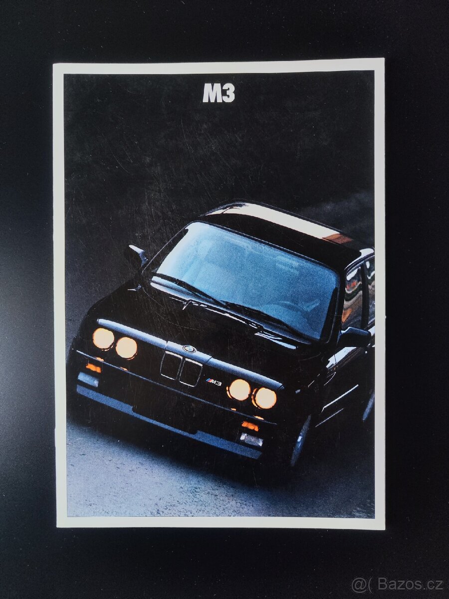 BMW E30 M3 1987 BROŽURA KATALOG