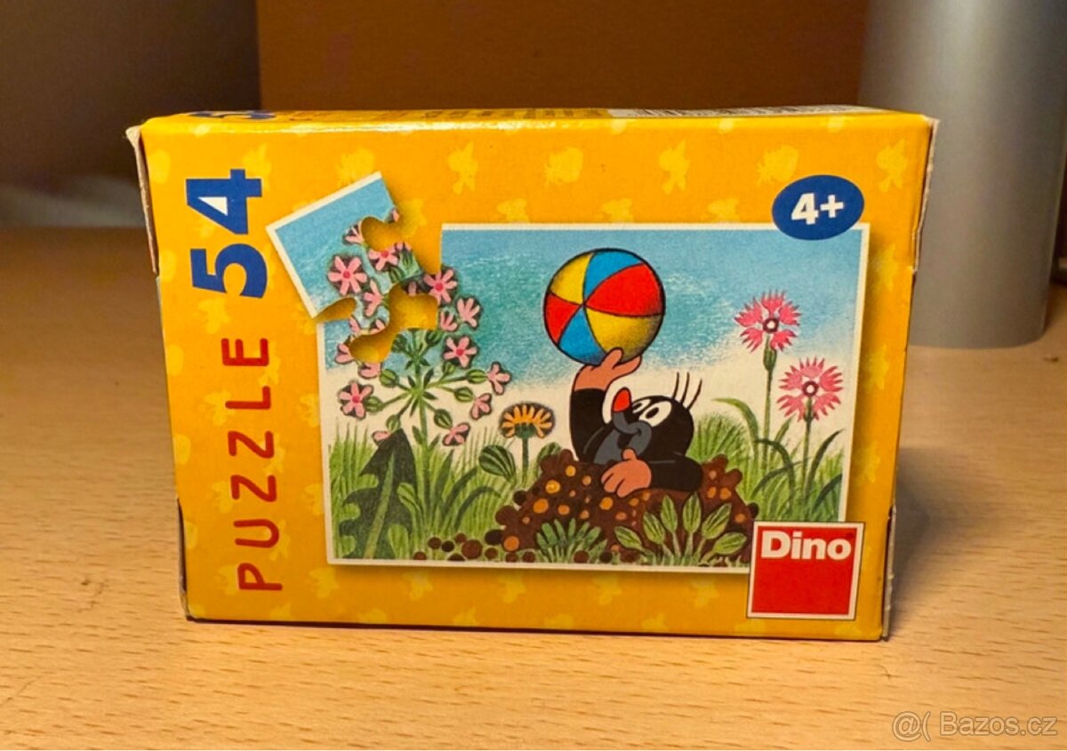 Mini puzzle Dino Krteček 1, s 54 dilku