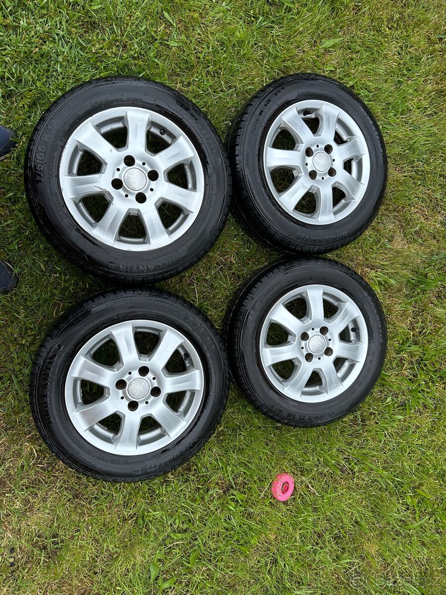 Alu kola 14” 4x100 + letní pneu Barum