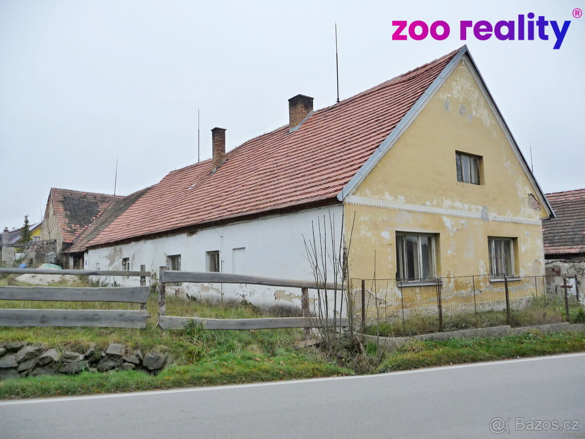 Prodej, rodinný dům, Nová Ves, okr. Český Krumlov