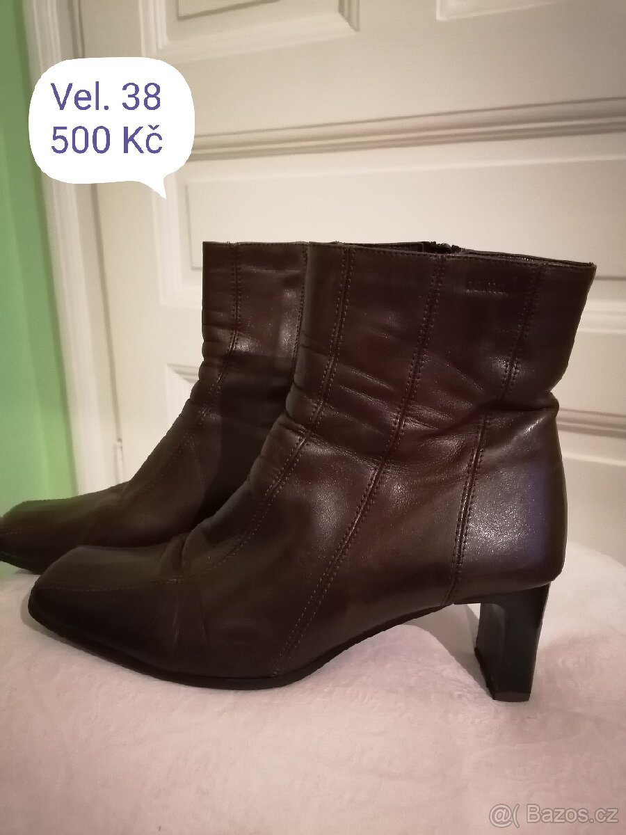 Kožené kozačky