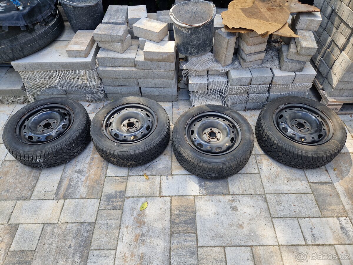 Plechy R14 roztec 5x100 original Škoda Fabia