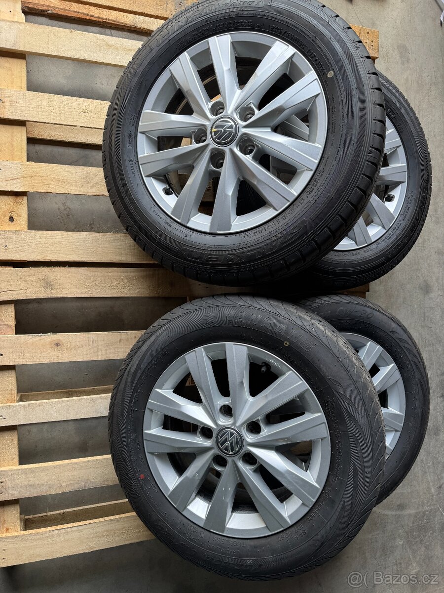 Alu kola VW Clayton 5x120 R16 7E0601025N Falken/Nankang