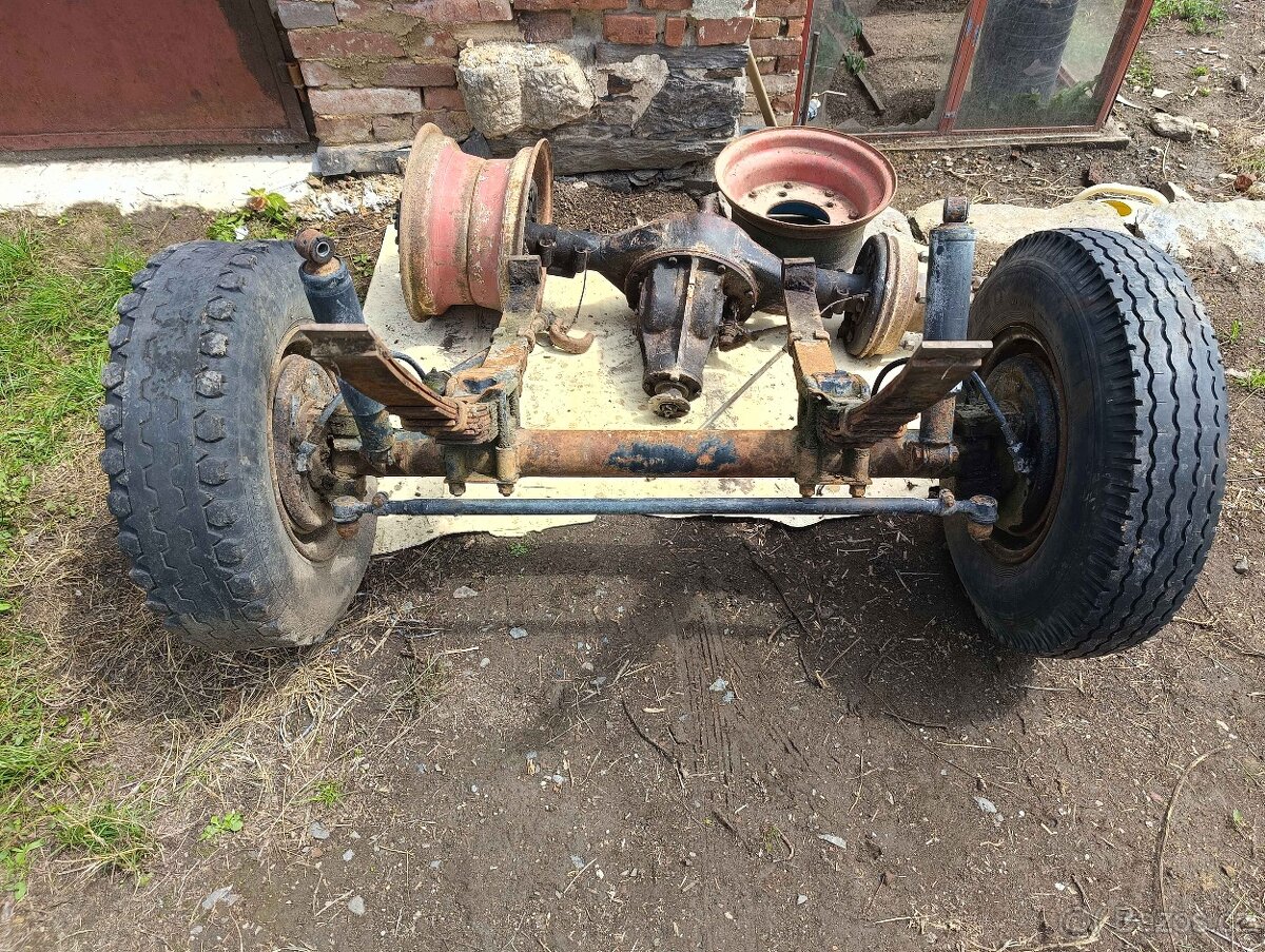 přední, zadní nápravu na multicar M24 s uzávěrkou
