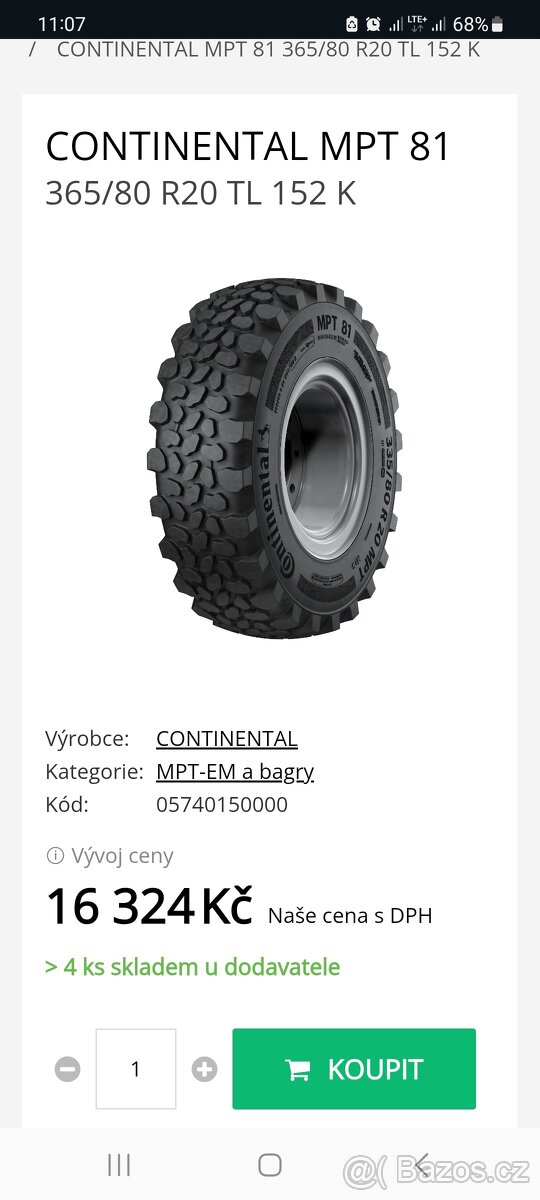 Pneumatiky unimog