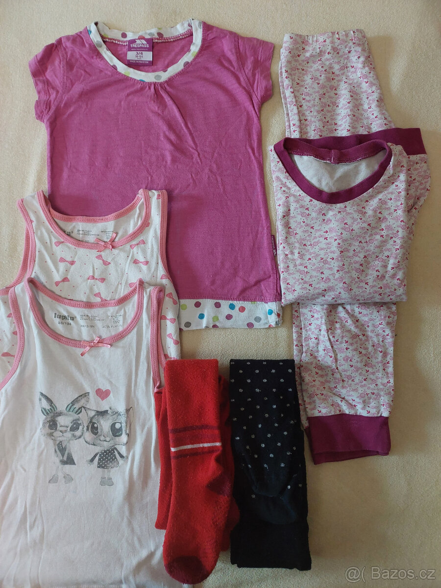 Dívčí pyřano, punčocháče, tílka vel. 98