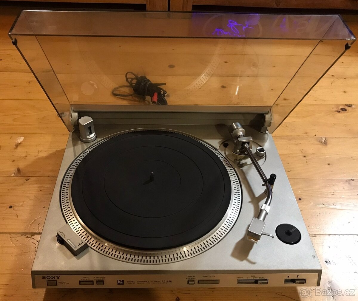 KVALITNÍ GRAMOFON SONY PS-434 (1980) PLNÝ AUTOMAT ,PŘÍMÝ NÁH