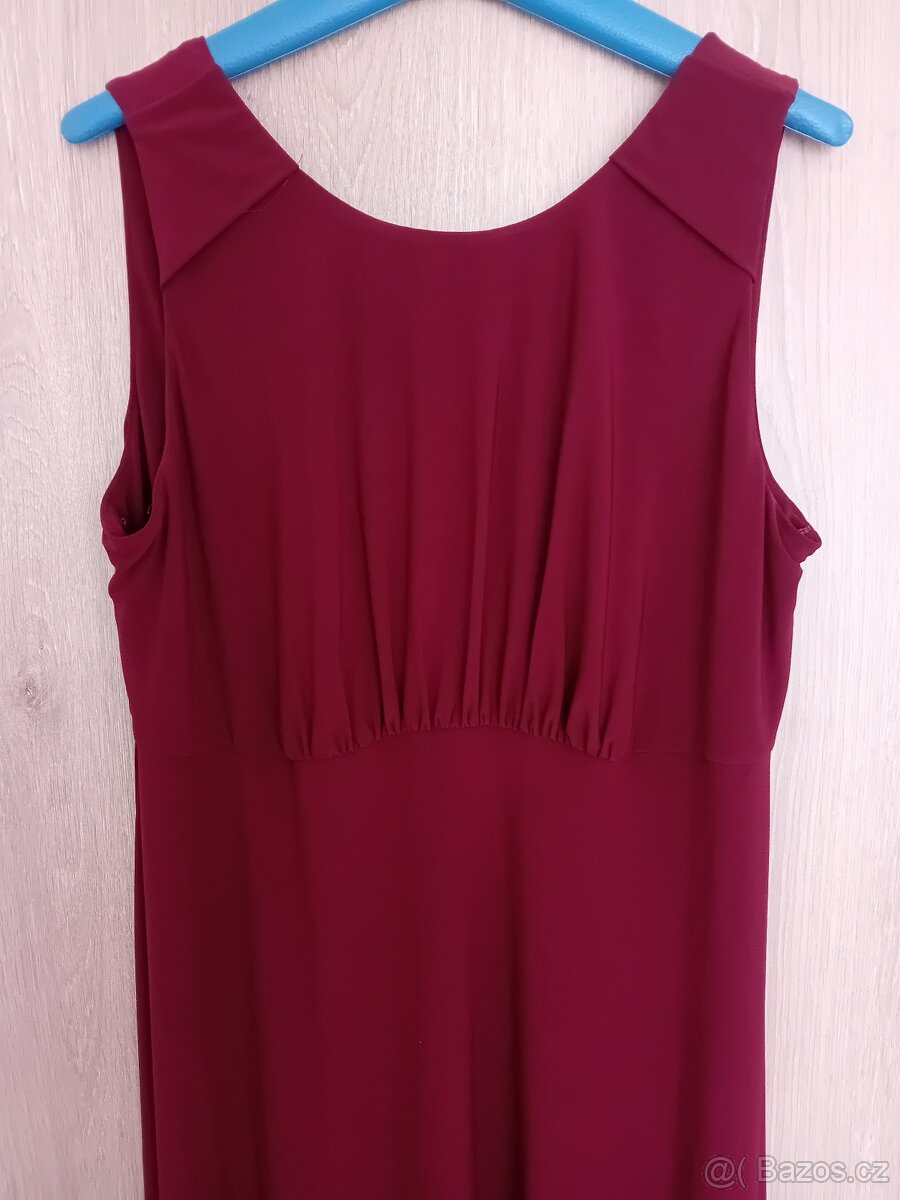 Tmavě vínové společenské šaty C&A Yessica dress