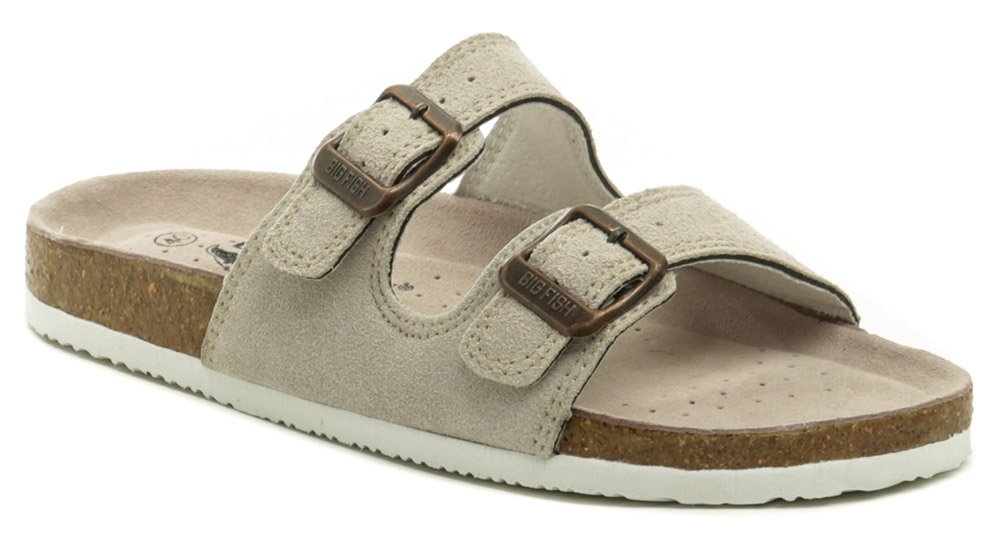 Dětské kožené pantofle Big Fish