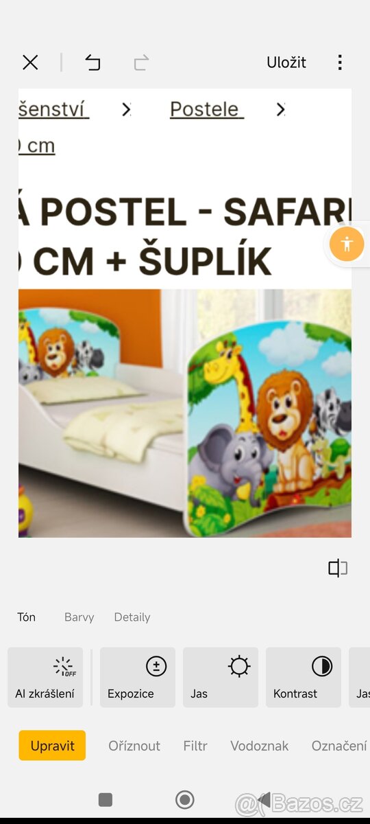 Dětská postel 180x80 cm