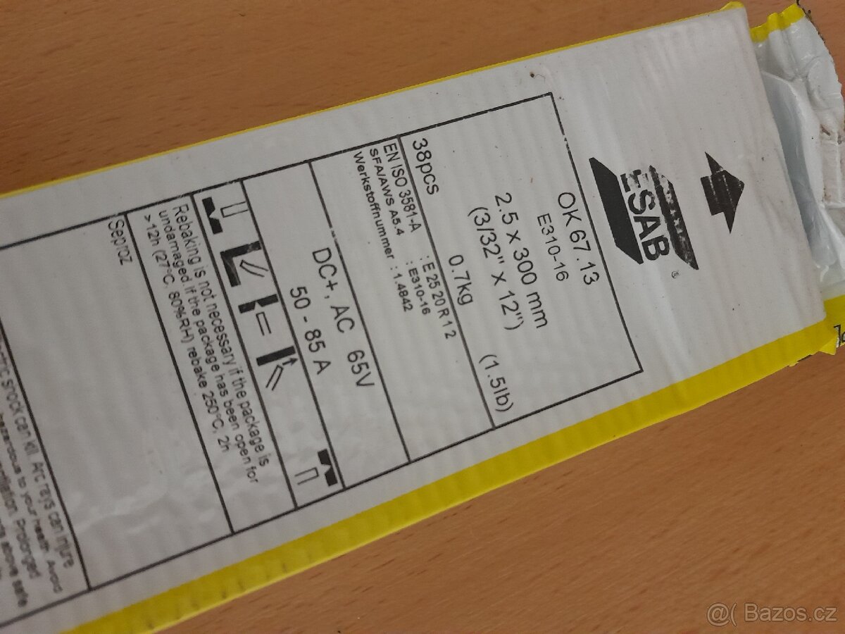 Prodám svářecí elektrody ESAB OK
