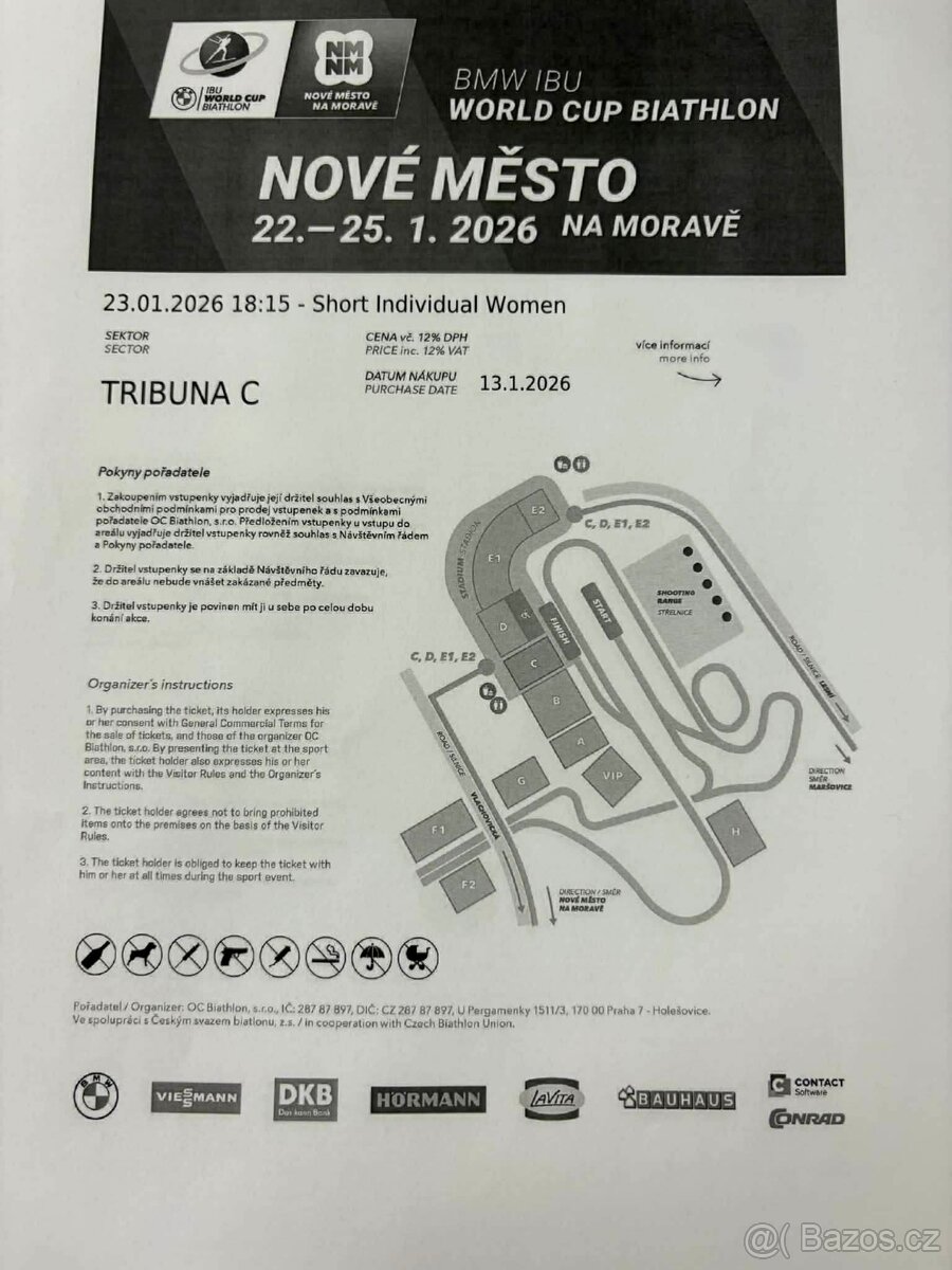 Vstupenky na biatlon