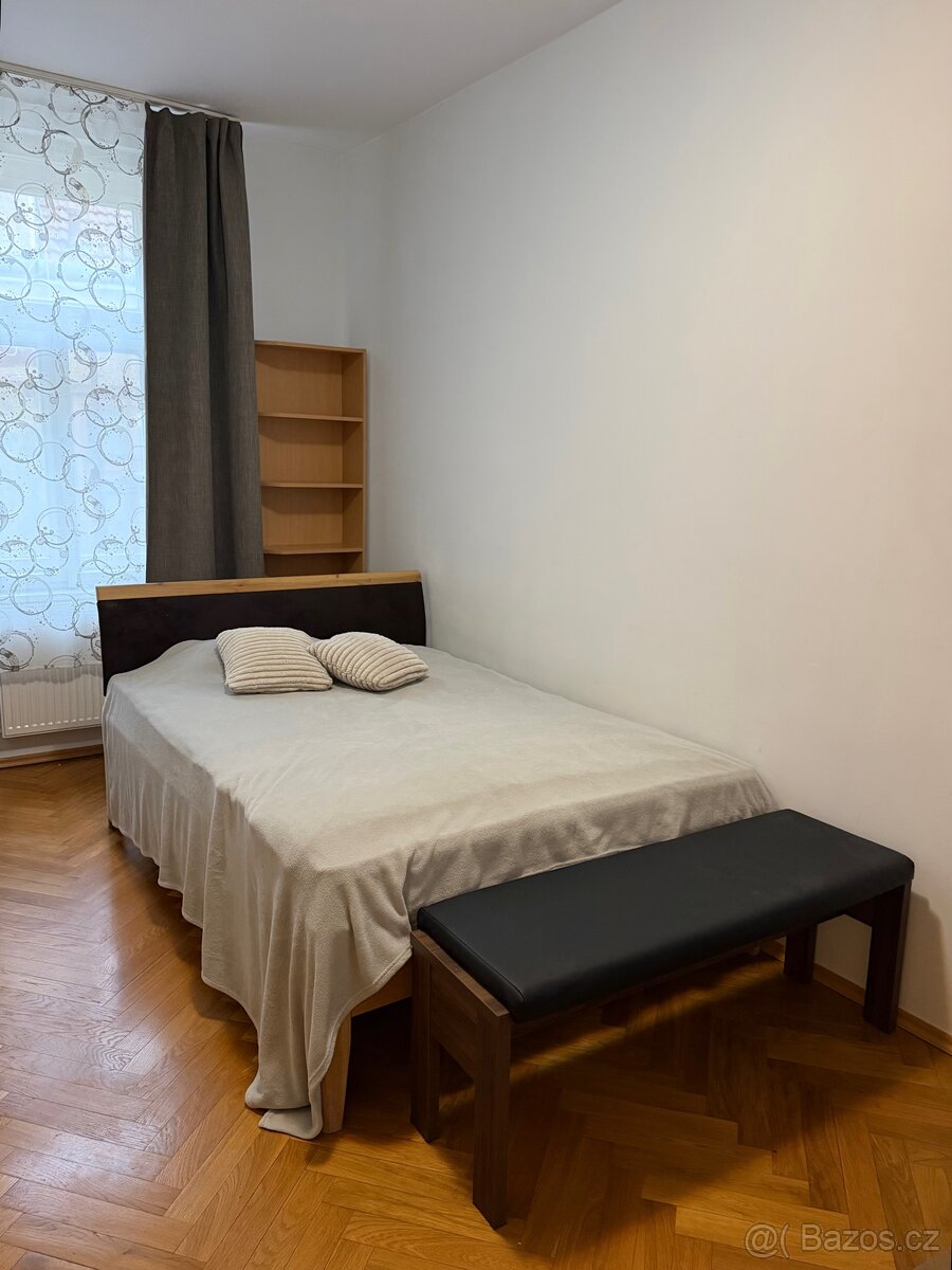 Dřevěná postel (dub), 140×200 cm