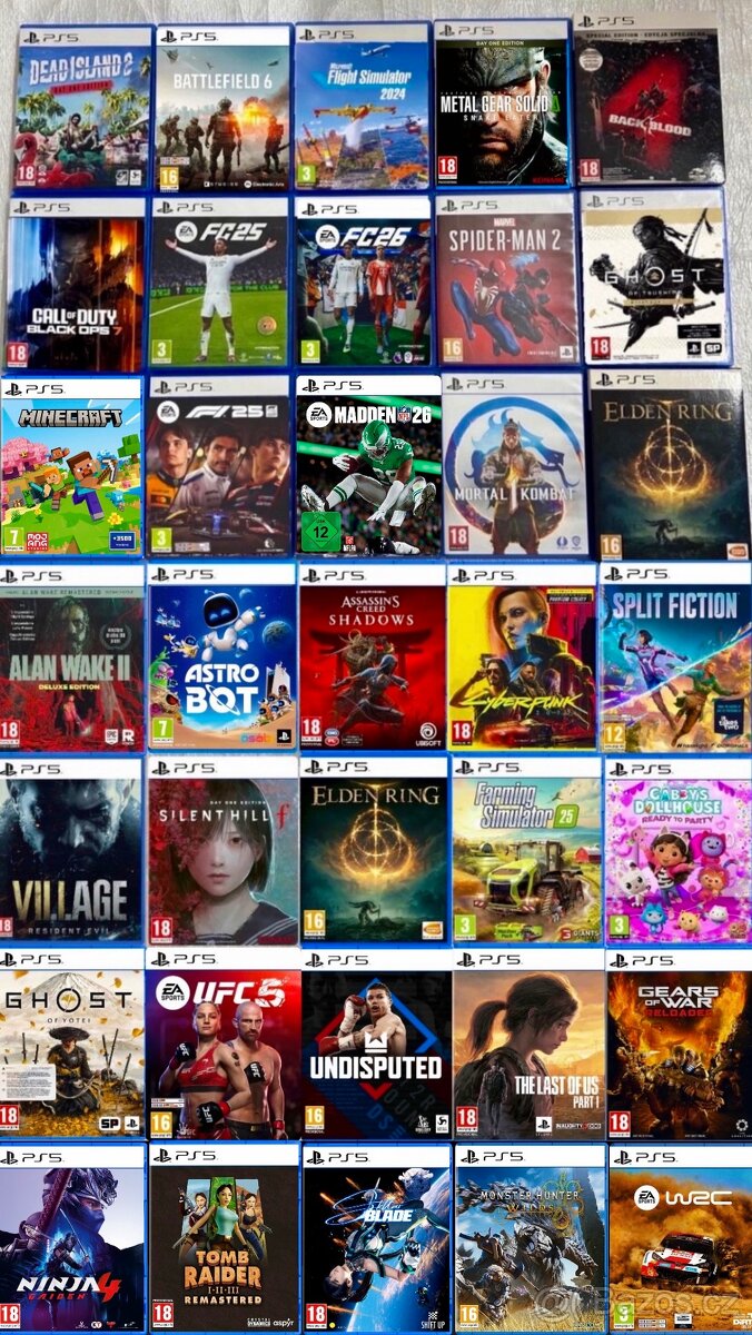 Hry na PS5 / playstation 5