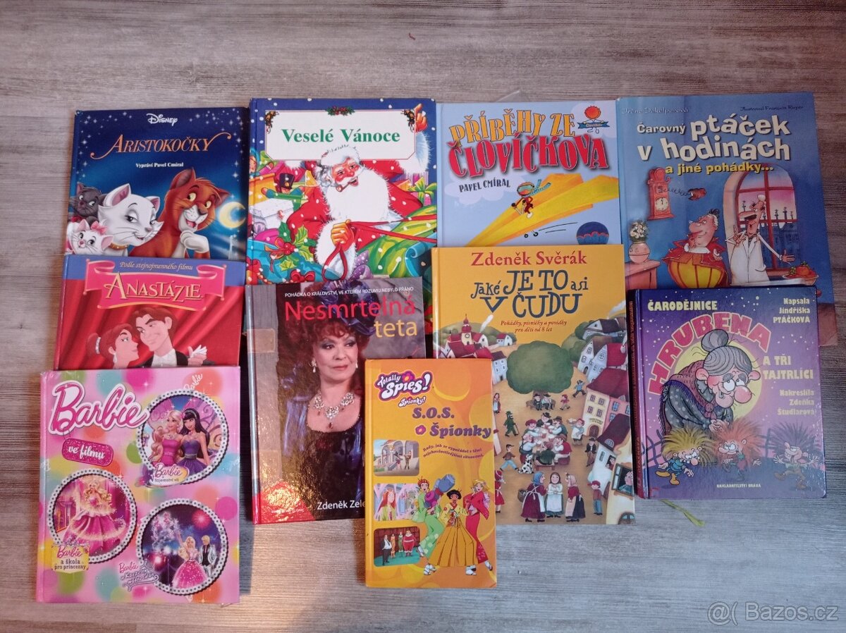 Dětské knížky převážně pro holčičky