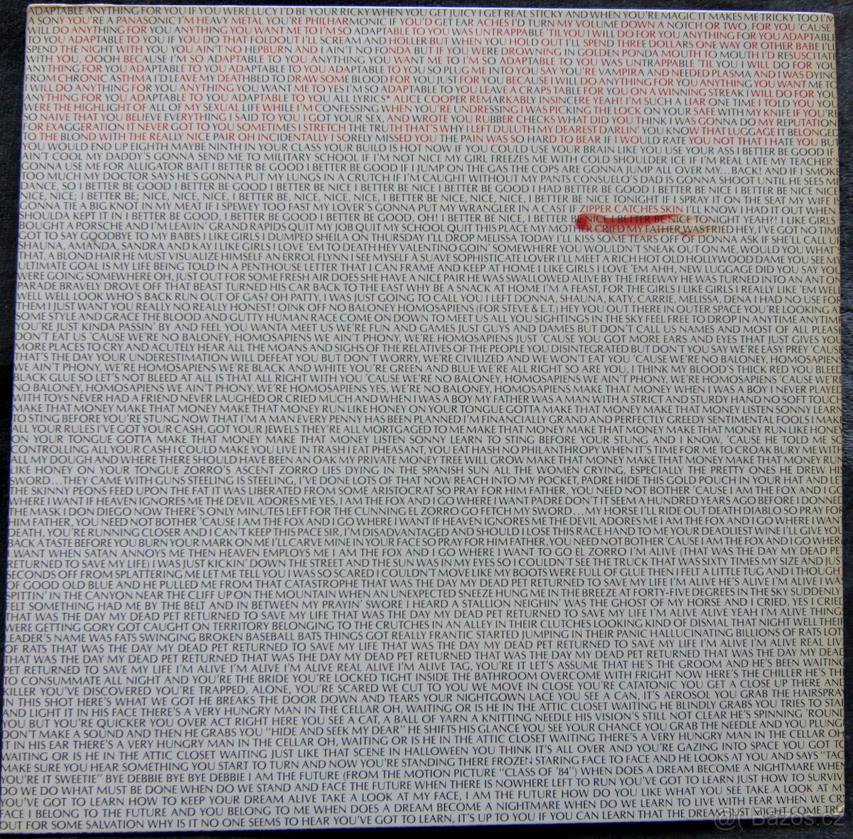 LP deska - Alice Cooper - Zipper Catches Skin