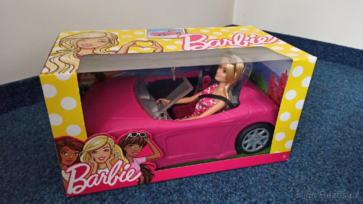 Barbie v kabrioletu NOVÁ