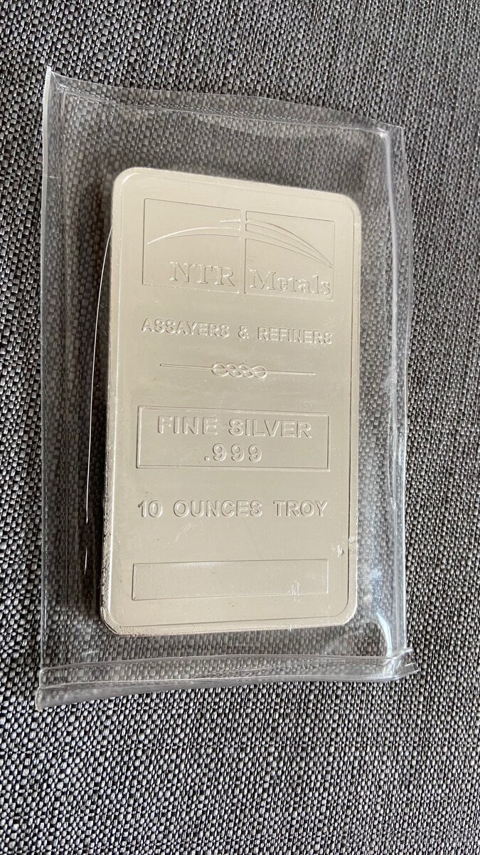 10oz (311g) investiční stříbro ryzost 999