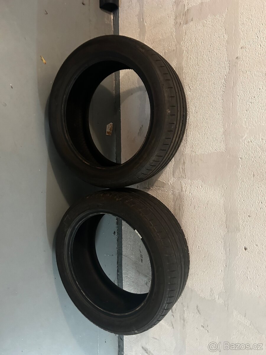 Letní pneumatiky Dunlop 225/45/17 91W, 2ks,