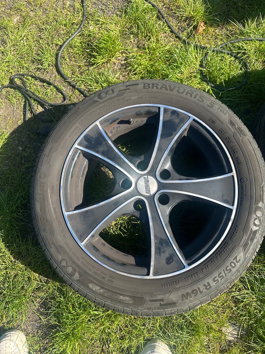 Sada Alu 5x100 205/55r16