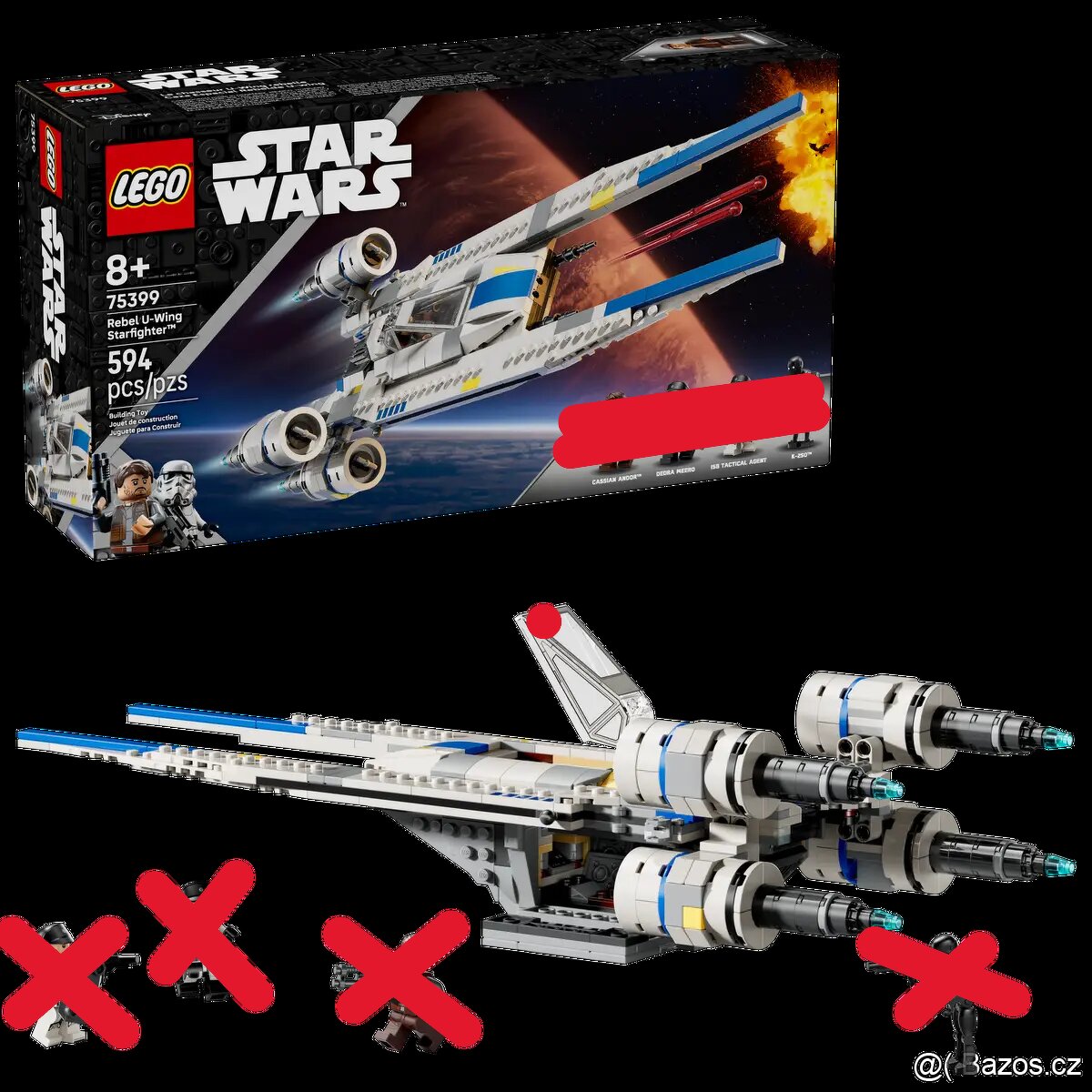 Lego Star wars - U-wing 75399 BEZ MINIFIGUREK